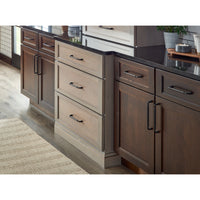 Worldwide Flooring Design Center Brixton Pull 3 3/4 Inch (c-c) Flat Black Brixton Pull 3 3/4 Inch (c-c) Flat Black Top Knobs Decorative Hardware