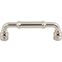 Worldwide Flooring Design Center Brixton Pull 3 3/4 Inch (c-c) Polished Nickel Brixton Pull 3 3/4 Inch (c-c) Polished Nickel Top Knobs Decorative Hardware