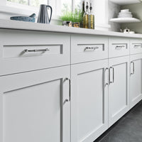 Worldwide Flooring Design Center Brixton Pull 5 1/16 Inch (c-c) Polished Chrome Brixton Pull 5 1/16 Inch (c-c) Polished Chrome Top Knobs Decorative Hardware