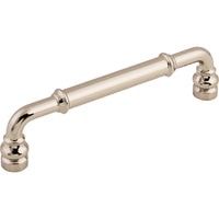 Worldwide Flooring Design Center Brixton Pull 5 1/16 Inch (c-c) Polished Nickel Brixton Pull 5 1/16 Inch (c-c) Polished Nickel Top Knobs Decorative Hardware