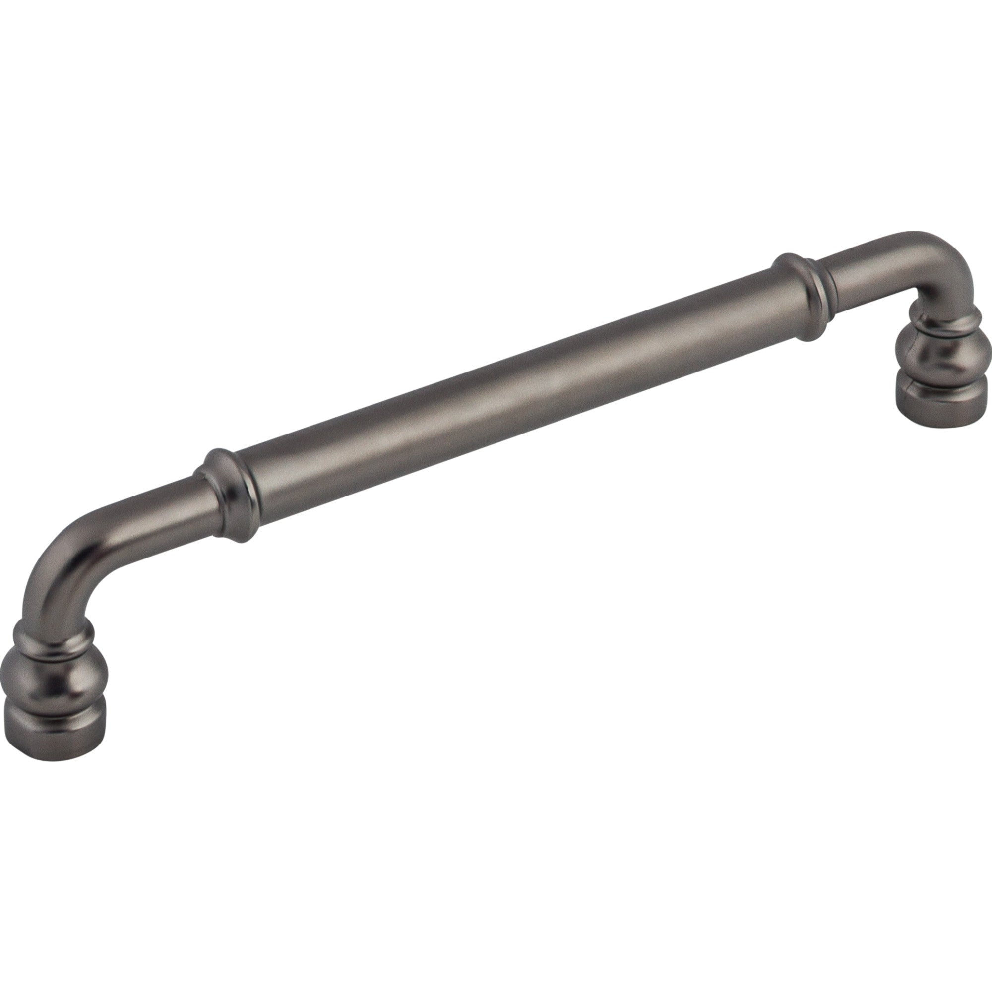 Worldwide Flooring Design Center Brixton Pull 6 5/16 Inch (c-c) Ash Gray Brixton Pull 6 5/16 Inch (c-c) Ash Gray Top Knobs Decorative Hardware