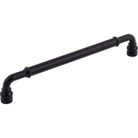 Worldwide Flooring Design Center Brixton Pull 7 9/16 Inch (c-c) Flat Black Brixton Pull 7 9/16 Inch (c-c) Flat Black Top Knobs Decorative Hardware