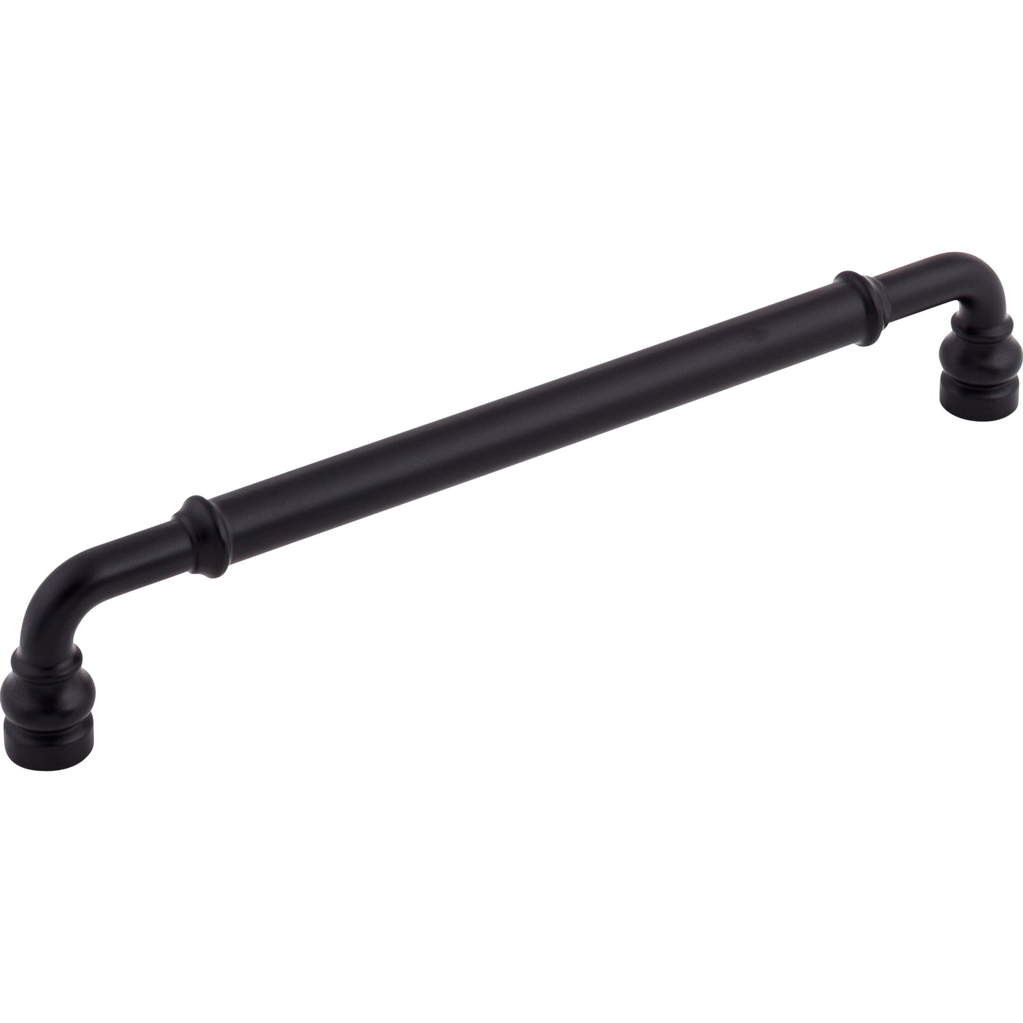 Worldwide Flooring Design Center Brixton Pull 7 9/16 Inch (c-c) Flat Black Brixton Pull 7 9/16 Inch (c-c) Flat Black Top Knobs Decorative Hardware