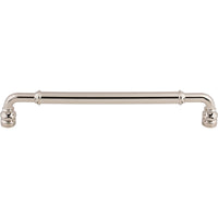 Worldwide Flooring Design Center Brixton Pull 7 9/16 Inch (c-c) Polished Nickel Brixton Pull 7 9/16 Inch (c-c) Polished Nickel Top Knobs Decorative Hardware