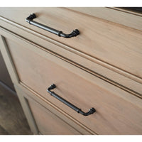 Worldwide Flooring Design Center Brixton Pull 12 Inch (c-c) Flat Black Brixton Pull 12 Inch (c-c) Flat Black Top Knobs Decorative Hardware