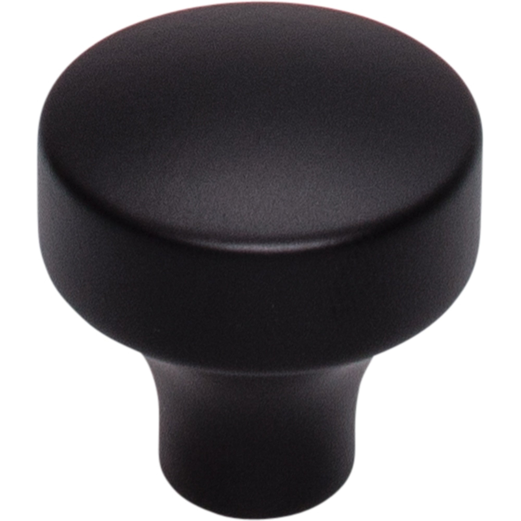 Worldwide Flooring Design Center Kinney Knob 1 1/8 Inch Flat Black Kinney Knob 1 1/8 Inch Flat Black Top Knobs Decorative Hardware
