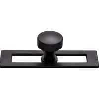 Worldwide Flooring Design Center Kinney Knob 1 1/8 Inch Flat Black Kinney Knob 1 1/8 Inch Flat Black Top Knobs Decorative Hardware