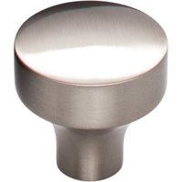 Worldwide Flooring Design Center Kinney Knob 1 1/8 Inch Brushed Satin Nickel Kinney Knob 1 1/8 Inch Brushed Satin Nickel Top Knobs Decorative Hardware