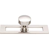 Worldwide Flooring Design Center Kinney Knob 1 1/8 Inch Polished Nickel Kinney Knob 1 1/8 Inch Polished Nickel Top Knobs Decorative Hardware