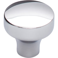 Worldwide Flooring Design Center Kinney Knob 1 1/4 Inch Polished Chrome Kinney Knob 1 1/4 Inch Polished Chrome Top Knobs Decorative Hardware
