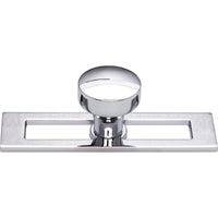 Worldwide Flooring Design Center Kinney Knob 1 1/4 Inch Polished Chrome Kinney Knob 1 1/4 Inch Polished Chrome Top Knobs Decorative Hardware