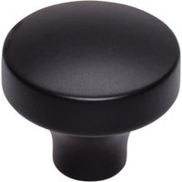 Worldwide Flooring Design Center Kinney Knob 1 1/2 Inch Flat Black Kinney Knob 1 1/2 Inch Flat Black Top Knobs Decorative Hardware