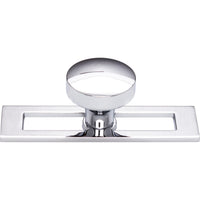 Worldwide Flooring Design Center Kinney Knob 1 1/2 Inch Polished Chrome Kinney Knob 1 1/2 Inch Polished Chrome Top Knobs Decorative Hardware