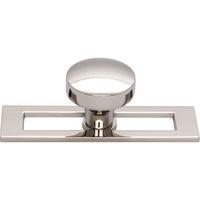 Worldwide Flooring Design Center Kinney Knob 1 1/2 Inch Polished Nickel Kinney Knob 1 1/2 Inch Polished Nickel Top Knobs Decorative Hardware