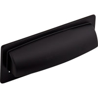 Worldwide Flooring Design Center Hollin Cup Pull 3 3/4 Inch (c-c) Flat Black Hollin Cup Pull 3 3/4 Inch (c-c) Flat Black Top Knobs Decorative Hardware