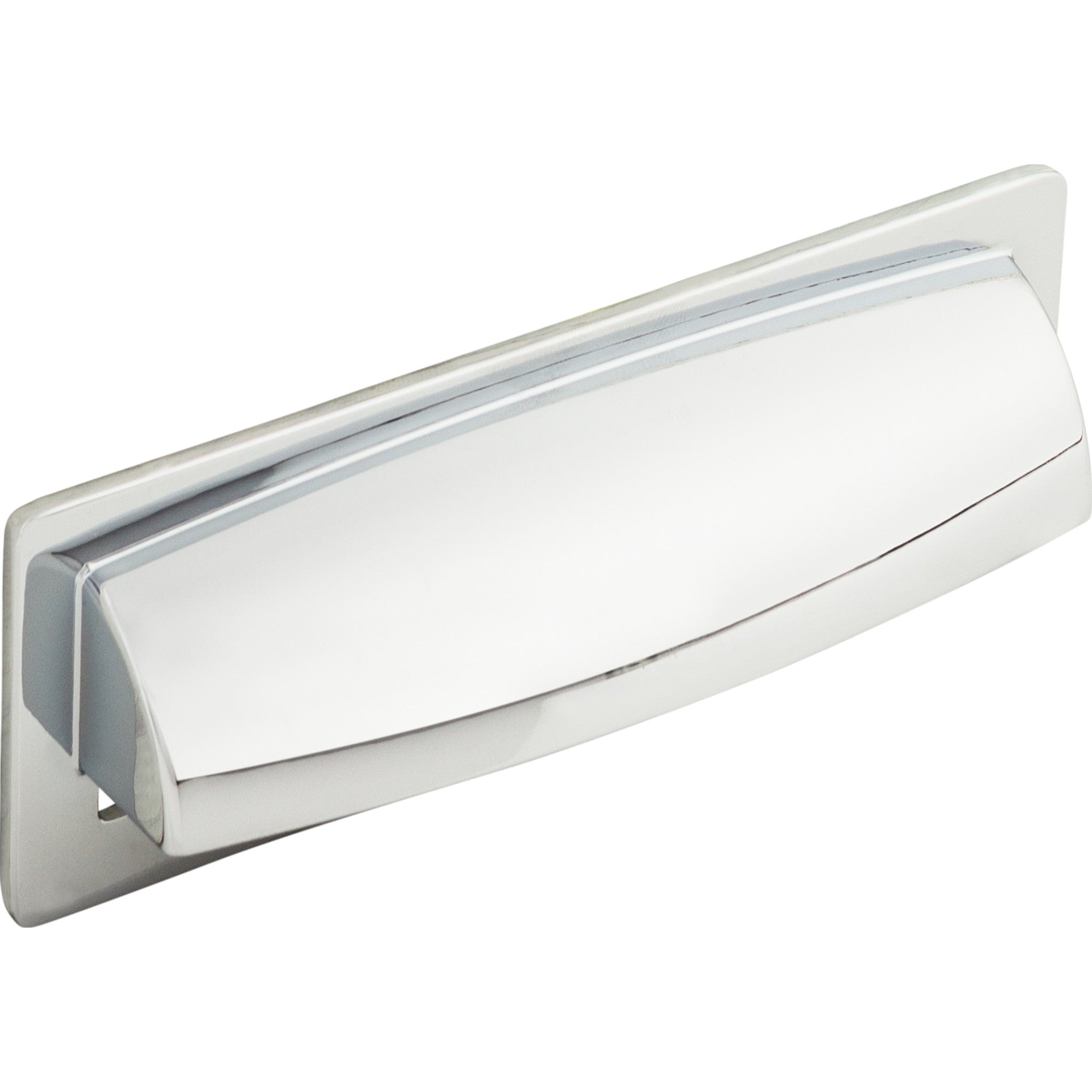 Worldwide Flooring Design Center Hollin Cup Pull 3 3/4 Inch (c-c) Polished Chrome Hollin Cup Pull 3 3/4 Inch (c-c) Polished Chrome Top Knobs Decorative Hardware