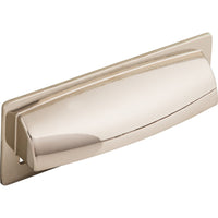 Worldwide Flooring Design Center Hollin Cup Pull 3 3/4 Inch (c-c) Polished Nickel Hollin Cup Pull 3 3/4 Inch (c-c) Polished Nickel Top Knobs Decorative Hardware