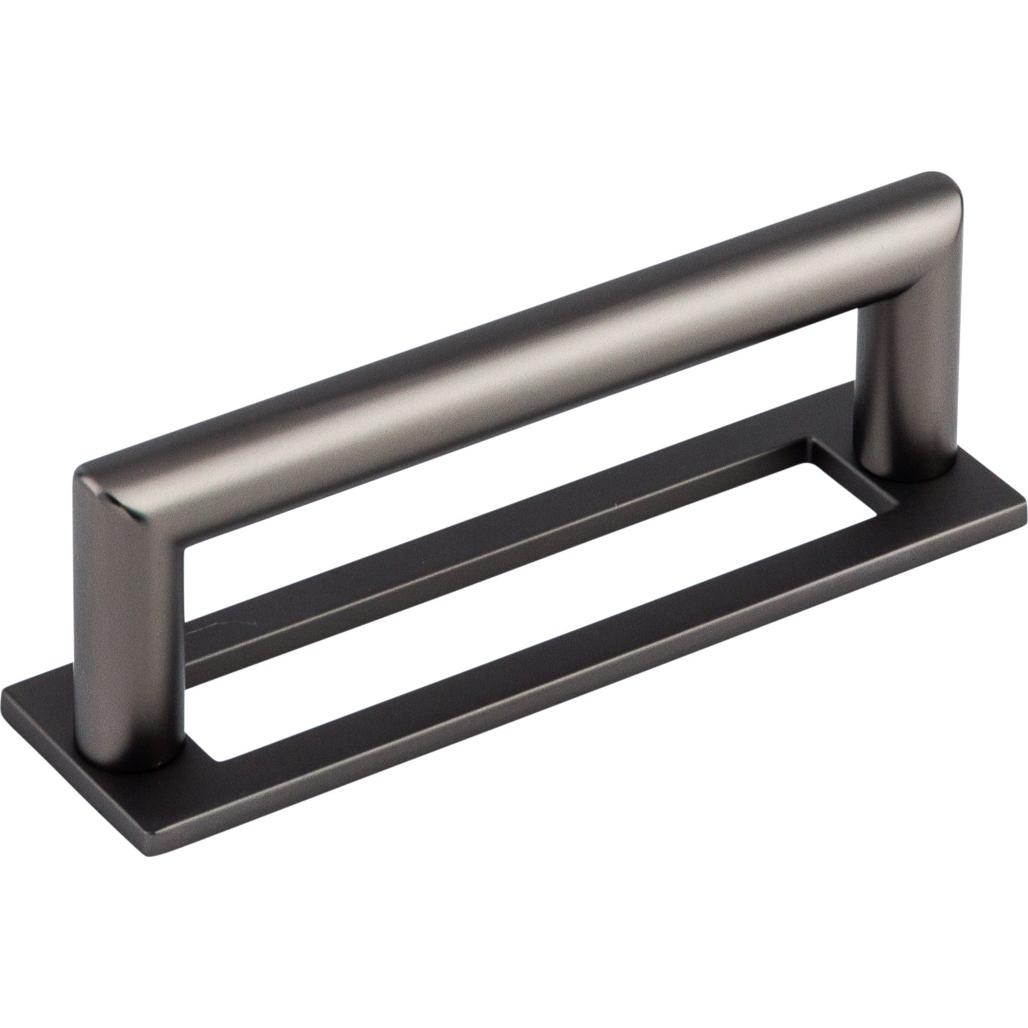 Worldwide Flooring Design Center Kinney Pull 3 3/4 Inch (c-c) Ash Gray Kinney Pull 3 3/4 Inch (c-c) Ash Gray Top Knobs Decorative Hardware