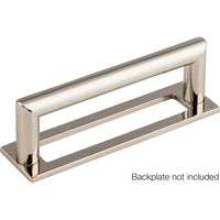Worldwide Flooring Design Center Kinney Pull 3 3/4 Inch (c-c) Polished Nickel Kinney Pull 3 3/4 Inch (c-c) Polished Nickel Top Knobs Decorative Hardware