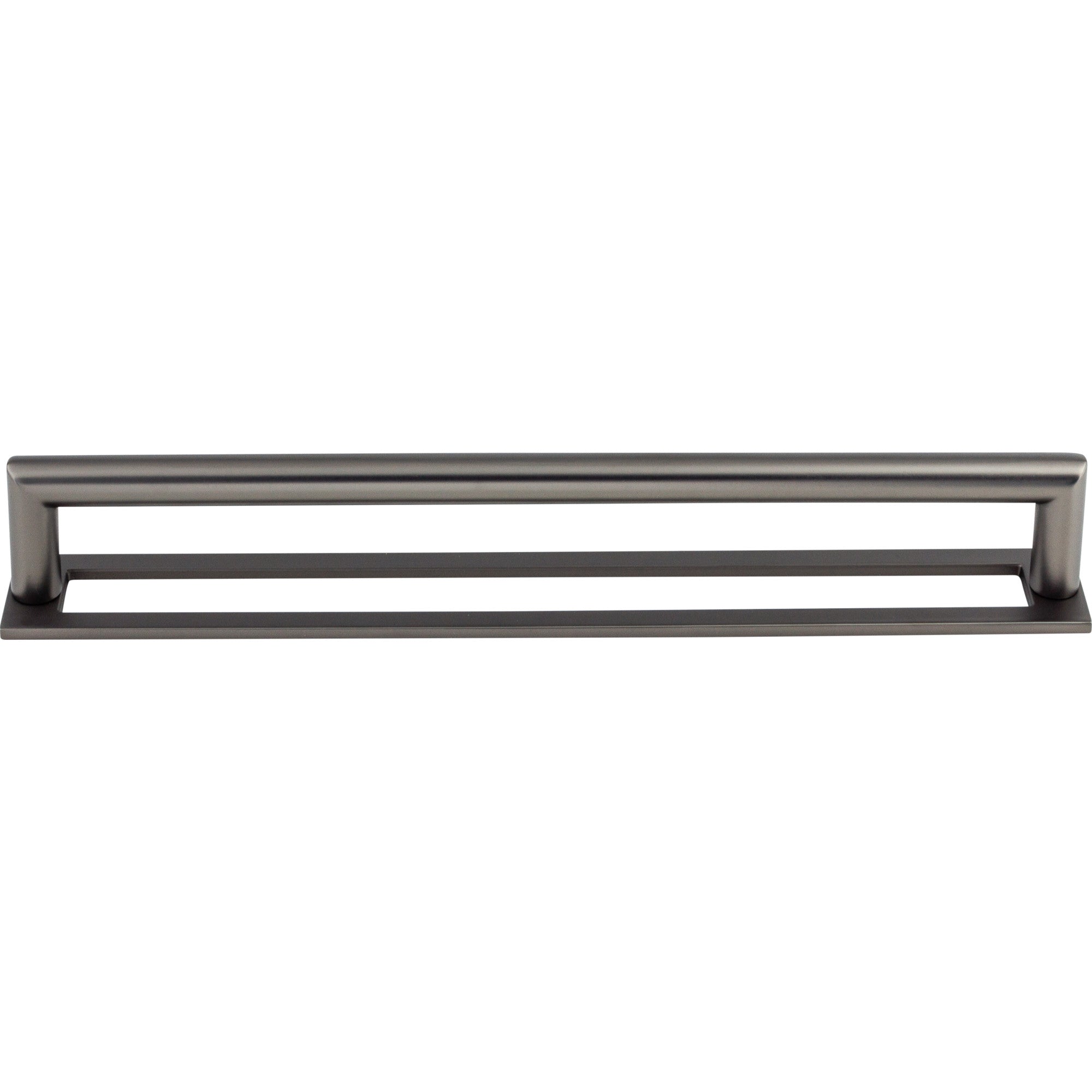 Worldwide Flooring Design Center Kinney Pull 8 13/16 Inch (c-c) Ash Gray Kinney Pull 8 13/16 Inch (c-c) Ash Gray Top Knobs Decorative Hardware