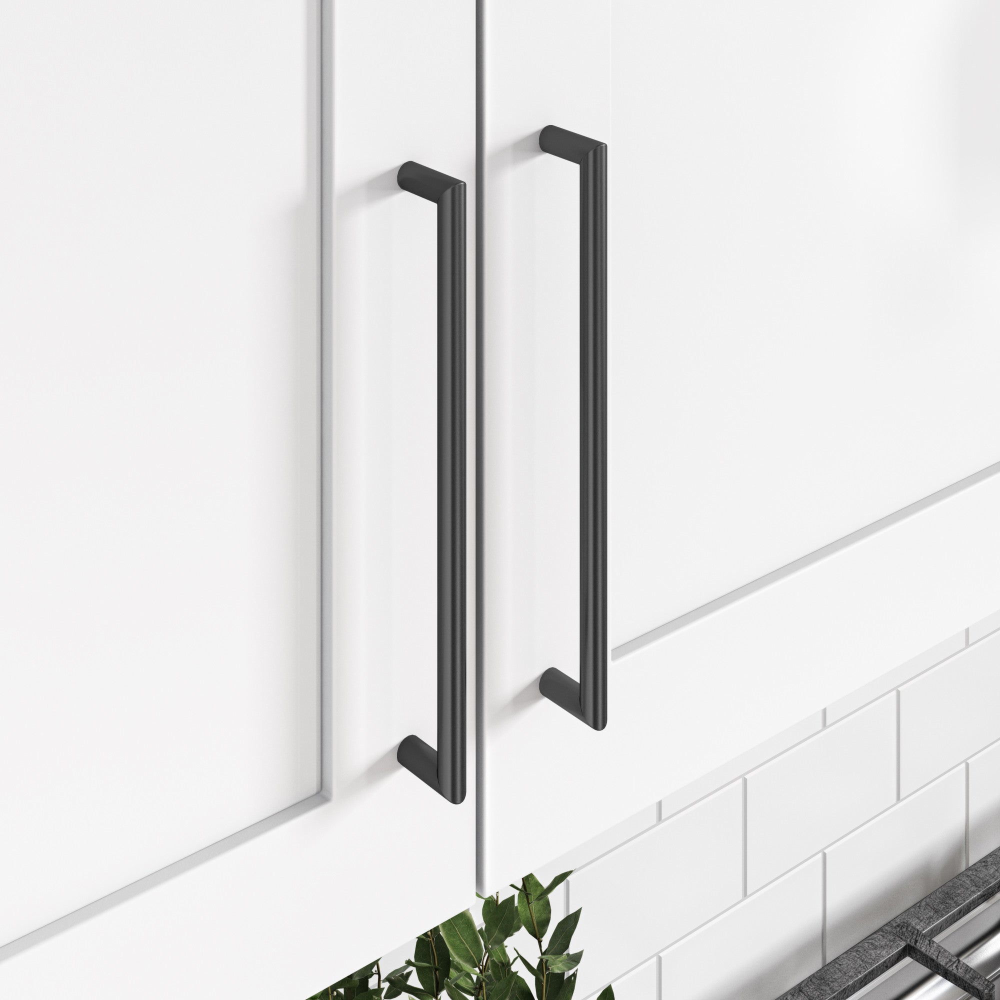 Worldwide Flooring Design Center Kinney Pull 8 13/16 Inch (c-c) Flat Black Kinney Pull 8 13/16 Inch (c-c) Flat Black Top Knobs Decorative Hardware