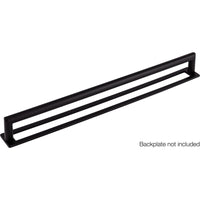 Worldwide Flooring Design Center Kinney Pull 12 Inch (c-c) Flat Black Kinney Pull 12 Inch (c-c) Flat Black Top Knobs Decorative Hardware