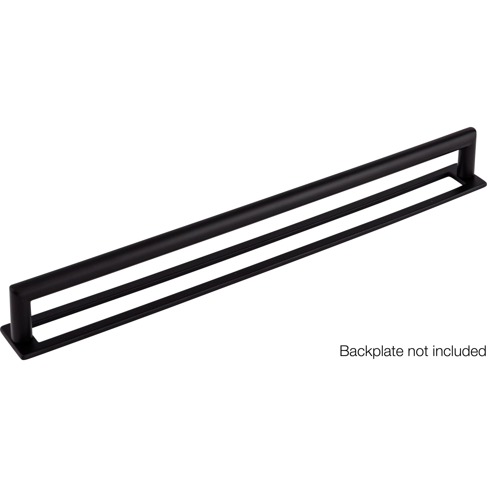 Worldwide Flooring Design Center Kinney Pull 12 Inch (c-c) Flat Black Kinney Pull 12 Inch (c-c) Flat Black Top Knobs Decorative Hardware