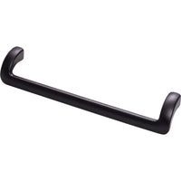 Worldwide Flooring Design Center Kentfield Pull 7 9/16 Inch (c-c) Flat Black Kentfield Pull 7 9/16 Inch (c-c) Flat Black Top Knobs Decorative Hardware