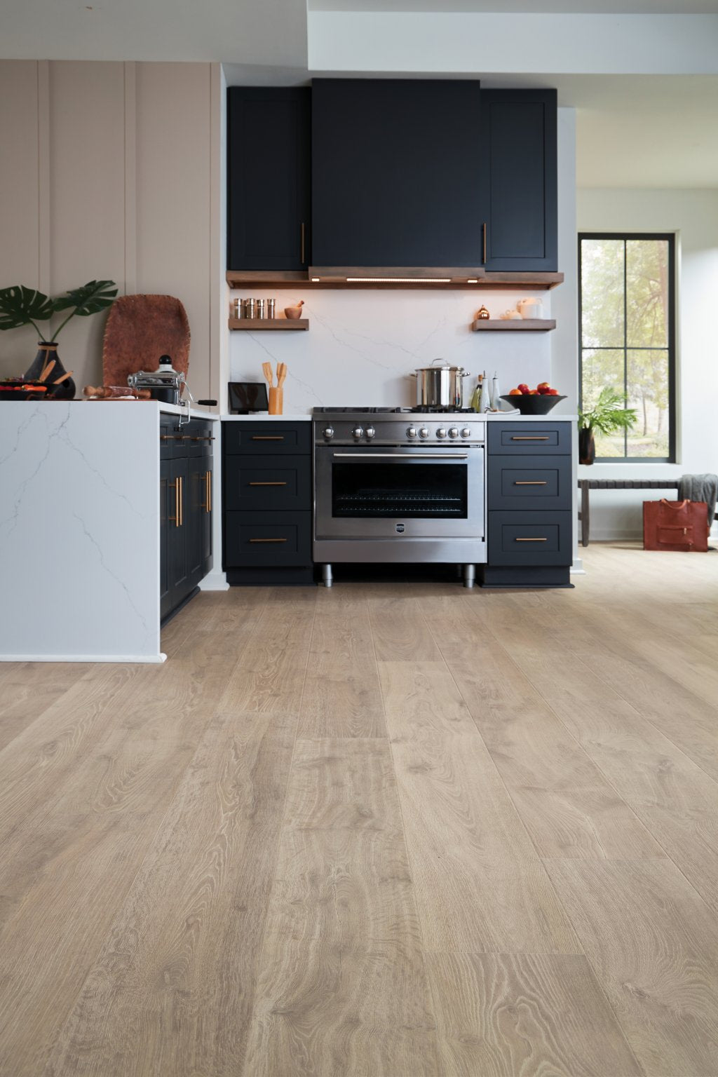 Worldwide Flooring Design Center BELLELUXE - CATHEDRAL TAUPE OAK BELLELUXE - CATHEDRAL TAUPE OAK Karastan Floors