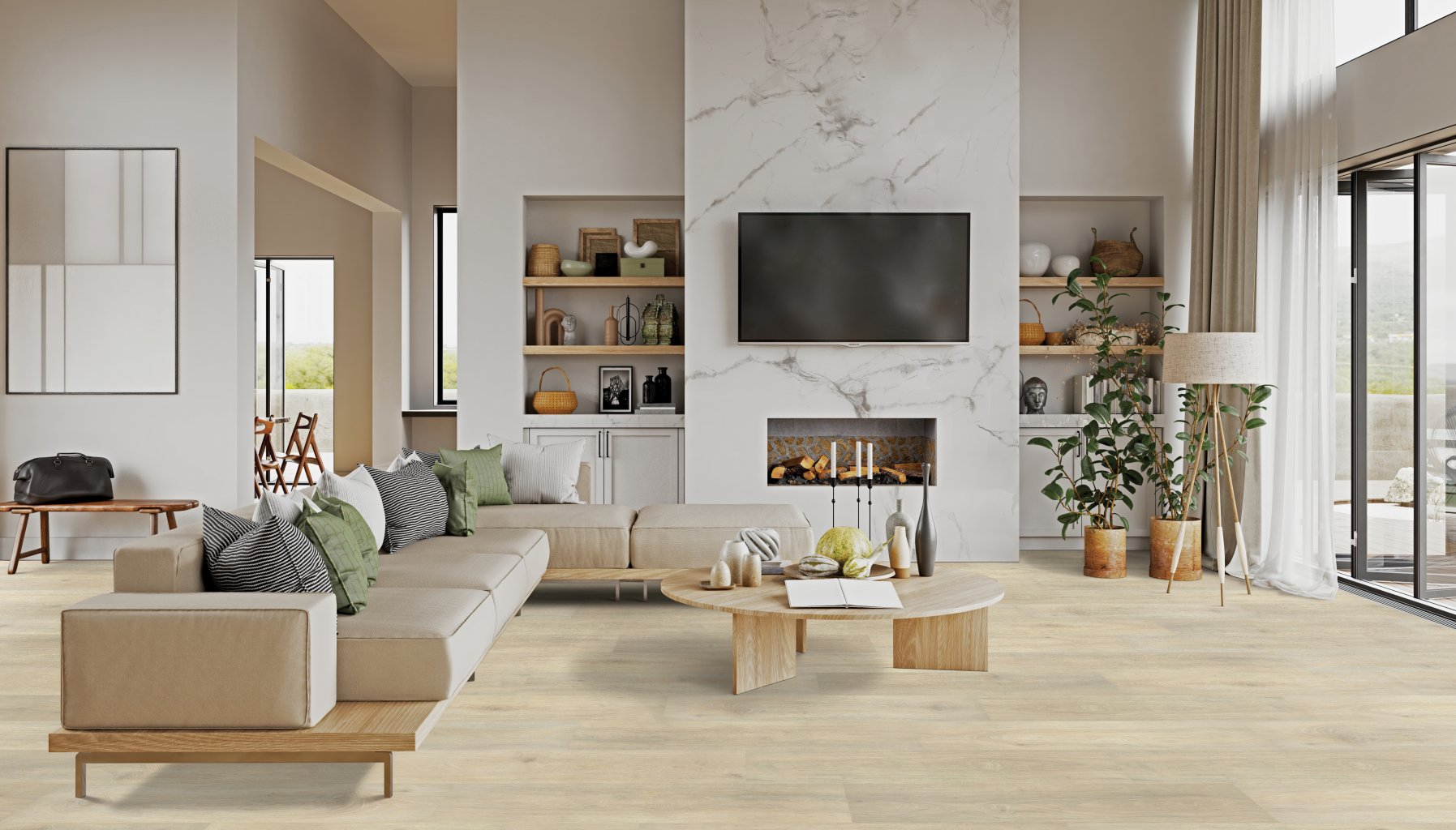 Worldwide Flooring Design Center BELLELUXE - WINDCHIME HICKORY BELLELUXE - WINDCHIME HICKORY Karastan Floors