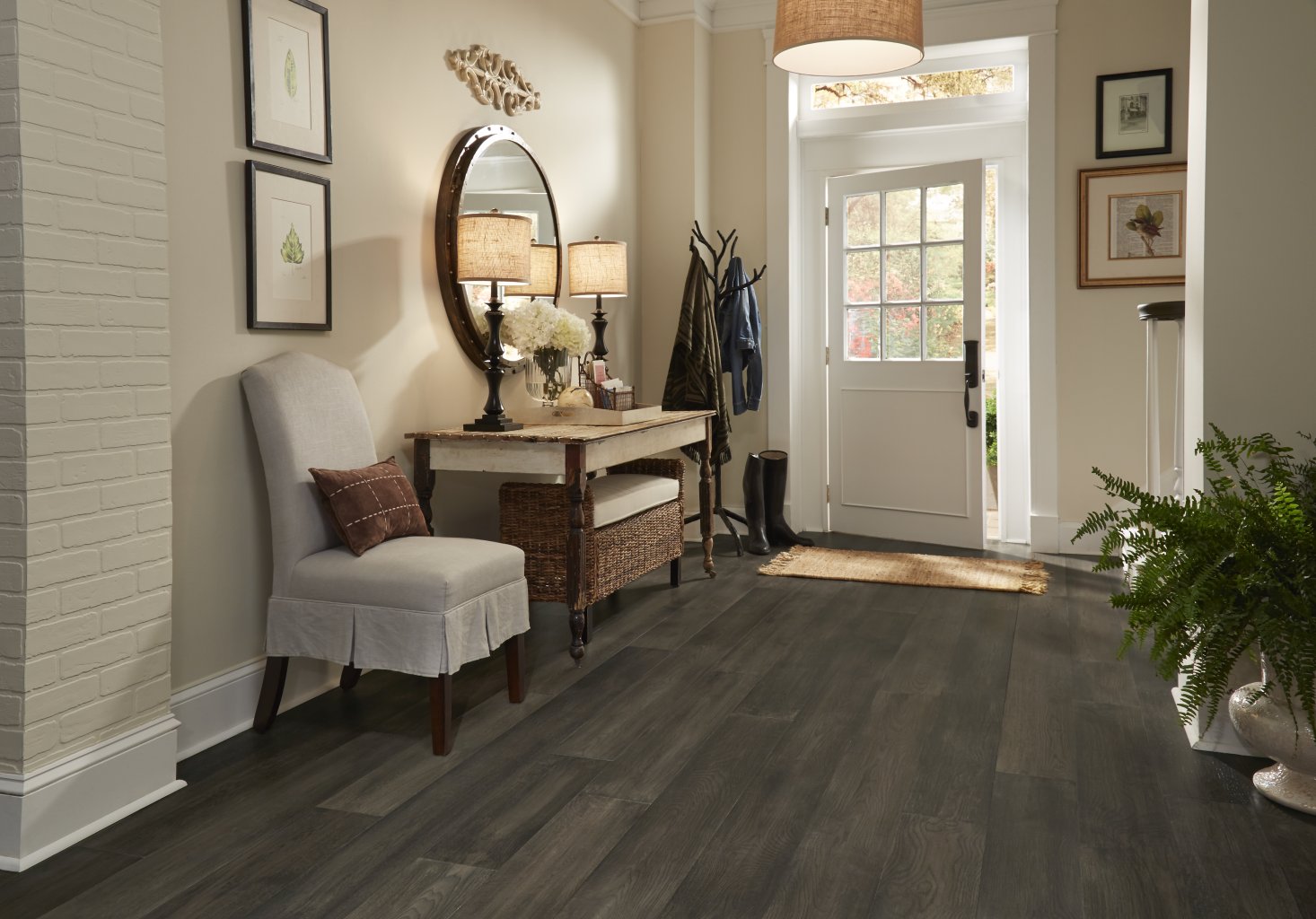 Worldwide Flooring Design Center SCOTLAND OAK - CHARCOAL SCOTLAND OAK - CHARCOAL Mannington Floors