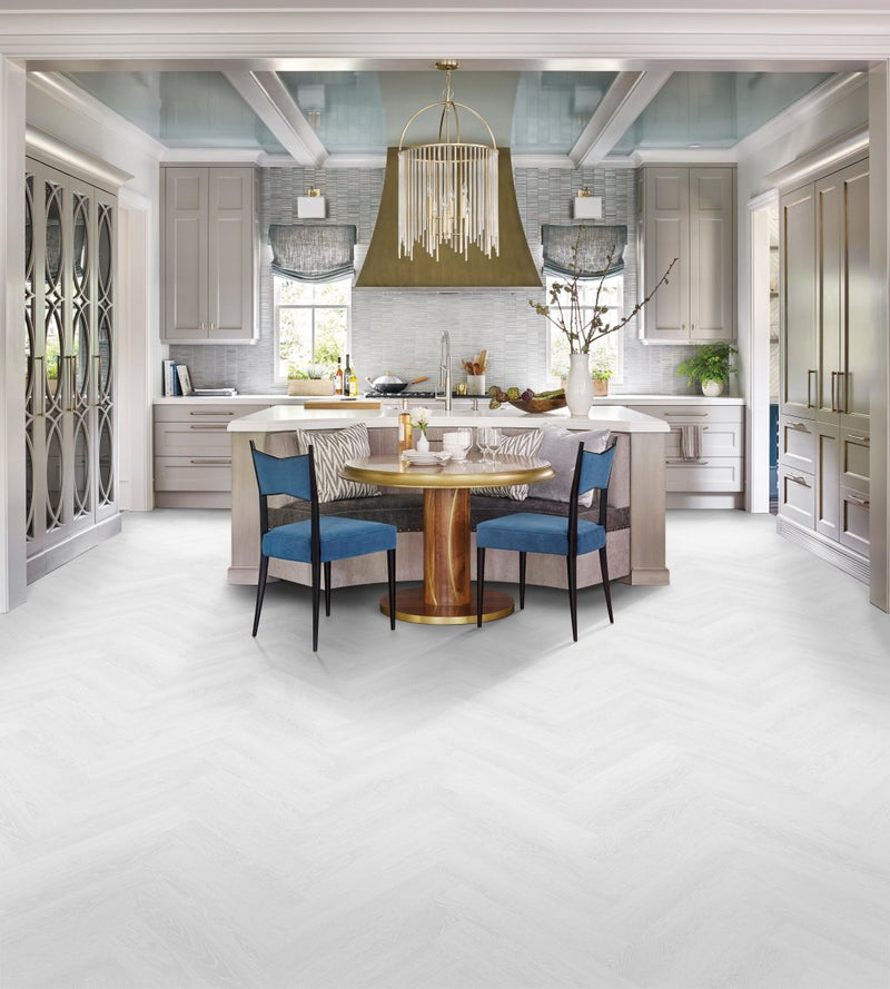 Worldwide Flooring Design Center HERRINGBONE PLANK - BLANCA HERRINGBONE PLANK - BLANCA Stanton Floors