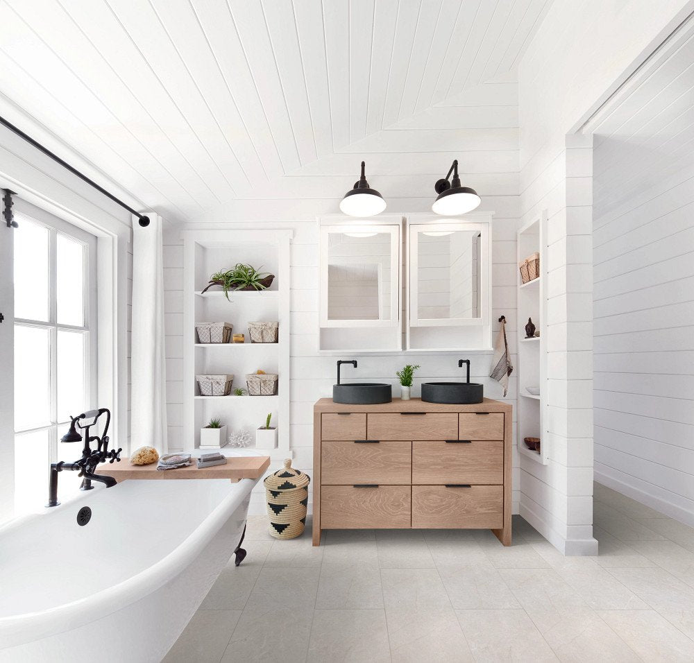 Worldwide Flooring Design Center CORETEC TILE - SERENA LIMESTONE CORETEC TILE - SERENA LIMESTONE US Floors COREtec Floors