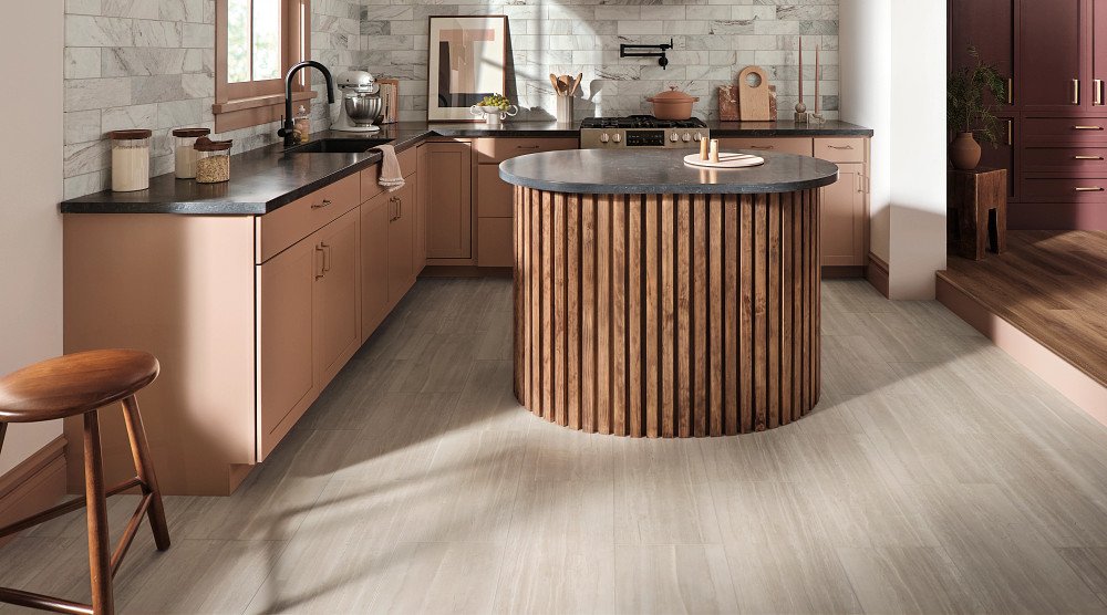 Worldwide Flooring Design Center CORETEC TILE+ - LIGERA SANDSTON CORETEC TILE+ - LIGERA SANDSTON US Floors COREtec Floors