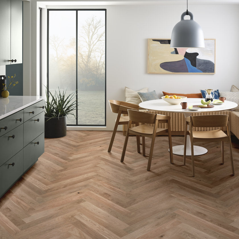 Worldwide Flooring Design Center Provincial Herringbone  Anderson Tuftex 