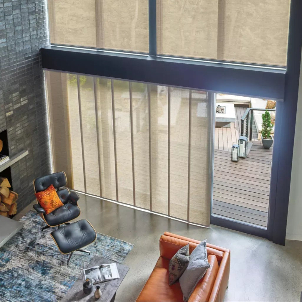 Worldwide Flooring Design Center Skyline® Panel-Track Blinds Skyline® Panel-Track Blinds Hunter Douglas 